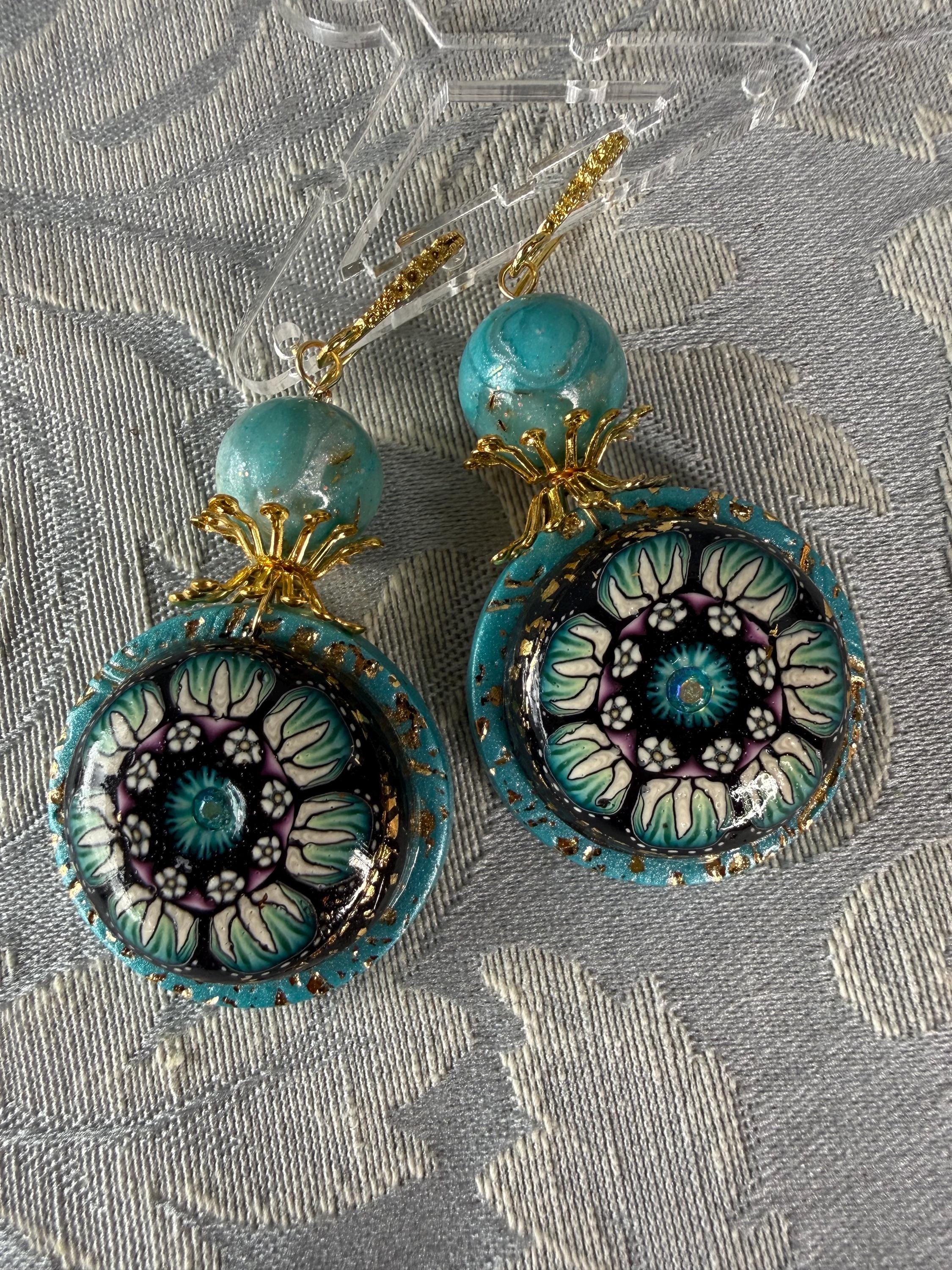 Fantasy Rose Earrings