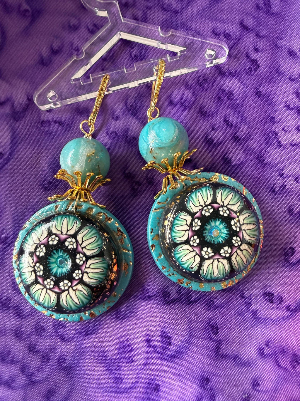 Fantasy Rose Earrings