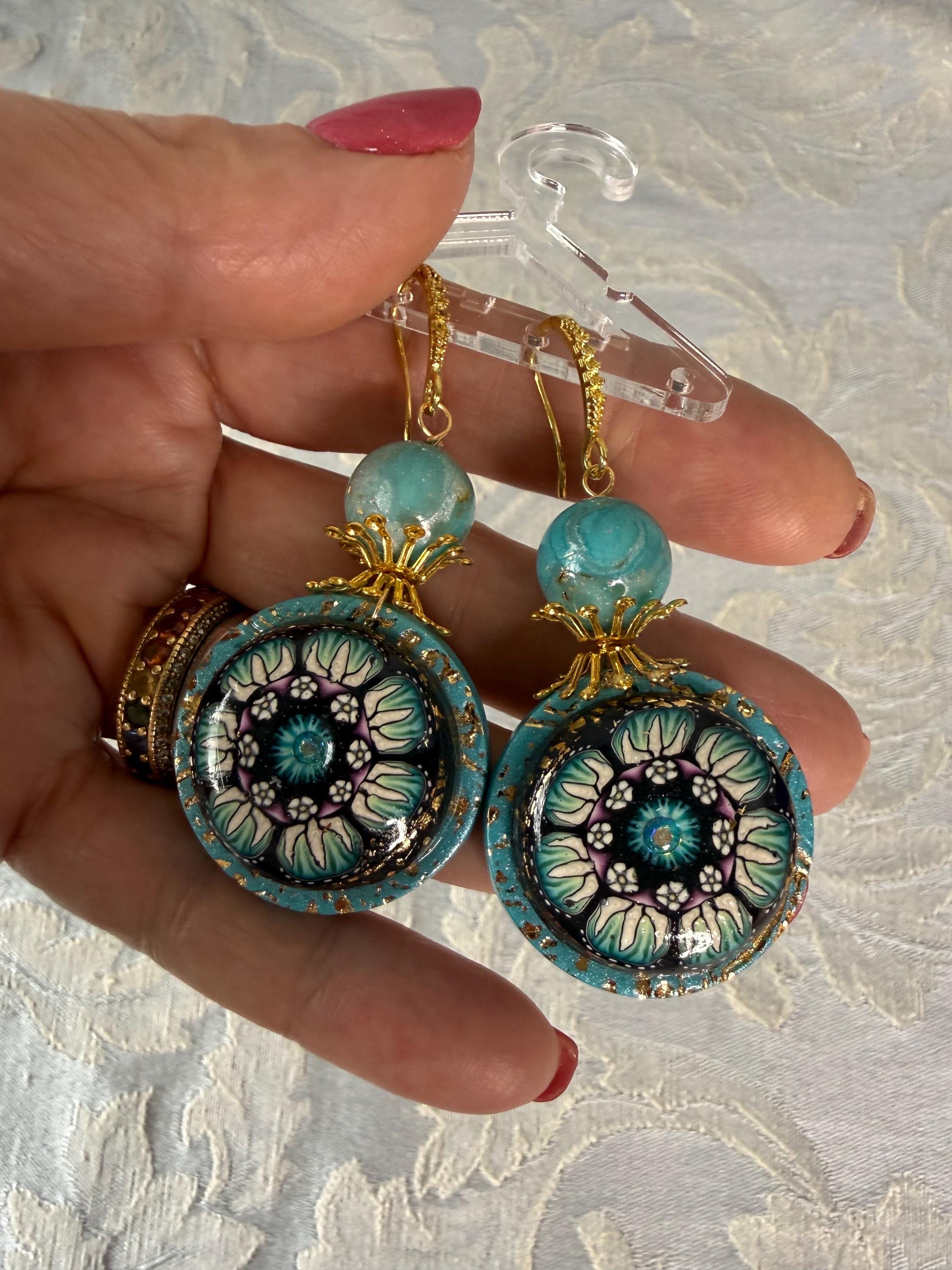 Fantasy Rose Earrings