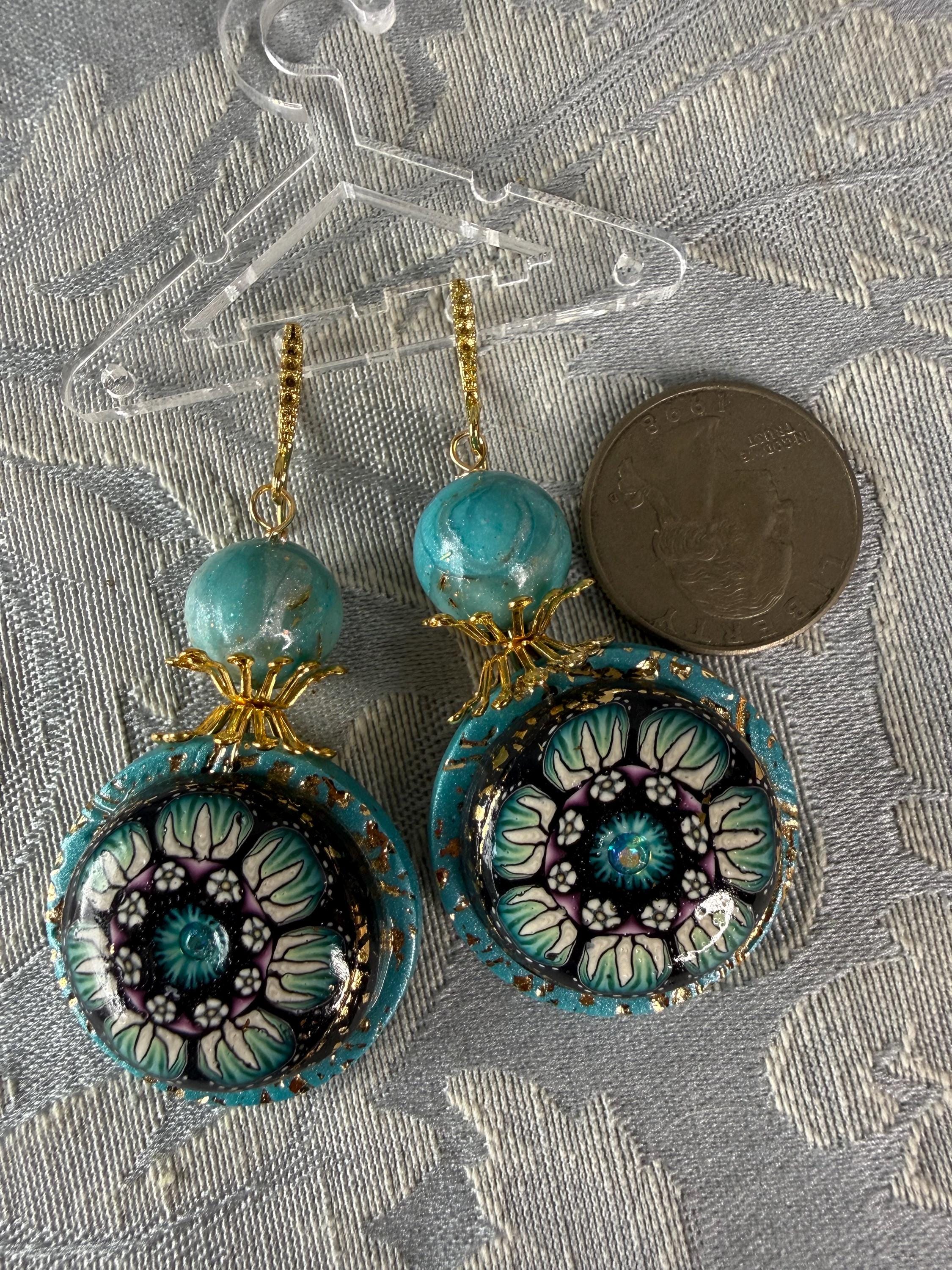 Fantasy Rose Earrings