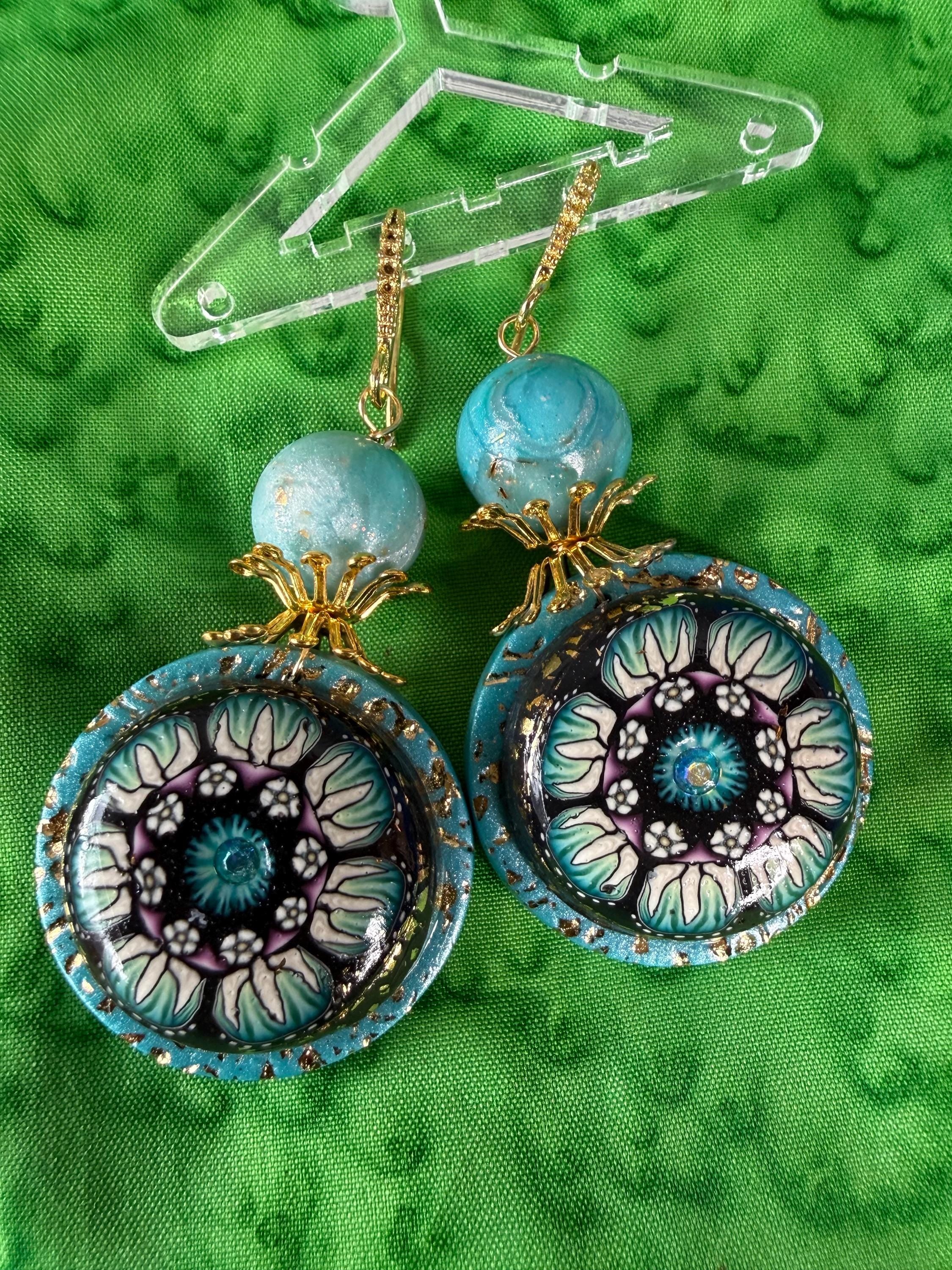 Fantasy Rose Earrings